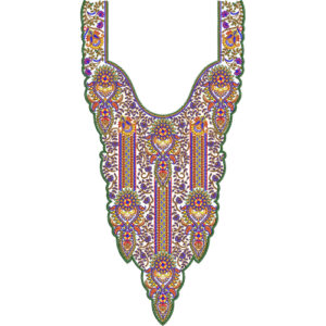 Neckline Embroidery Design