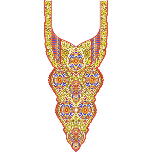 Neck Kurta Embroidery Design