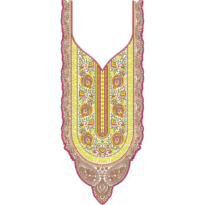 Beautiful Neck Embroidery Design