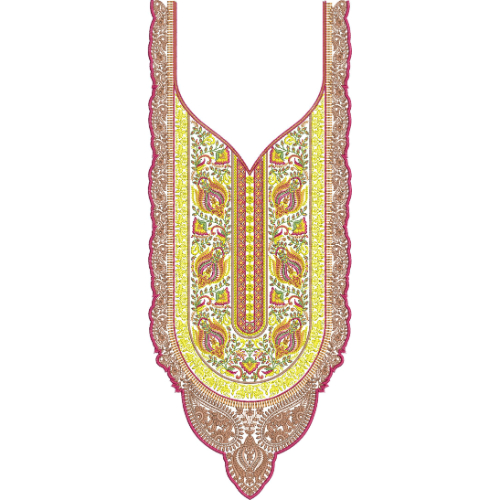 Beautiful Neck Embroidery Design