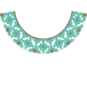 Beautiful Neck Embroidery Design