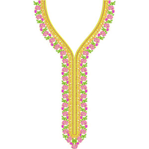 Simple Neck Embroidery Design