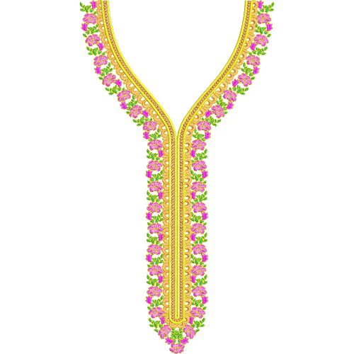 Simple Neck Embroidery Design