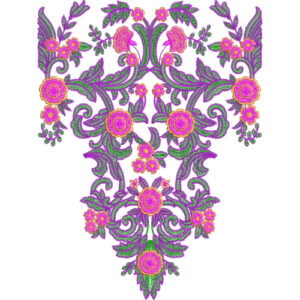 Neck Gala Embroidery Design