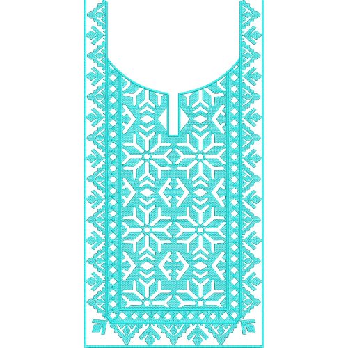 Beautiful Neck Embroidery Design