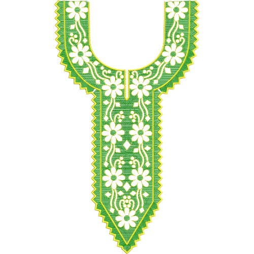 Simple Neck Embroidery Design
