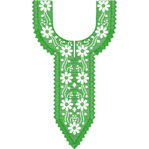Unique Neck Embroidery Design