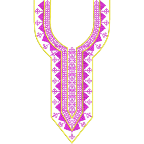 Neck Gala Embroidery Design