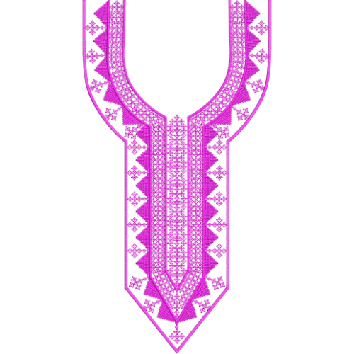 Neckline Embroidery Design