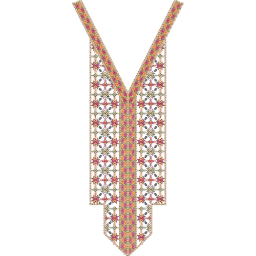 Beautiful Neck Embroidery Design