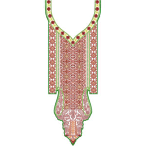 Unique Neck Embroidery Design