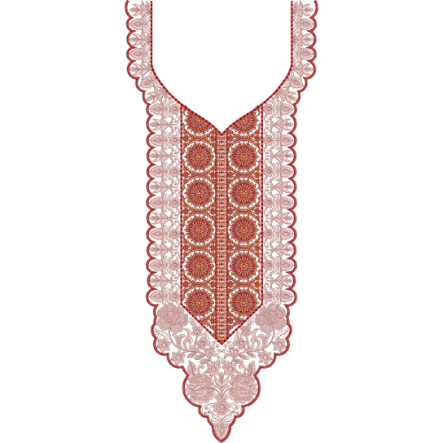 Neck Gala Embroidery Design