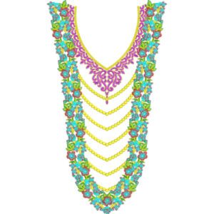 Beautiful Neck Embroidery Design