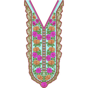 Simple Neck Embroidery Design