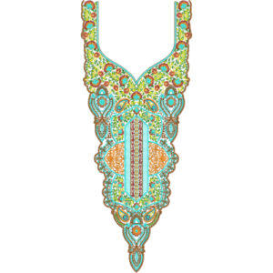 Neck Gala Embroidery Design