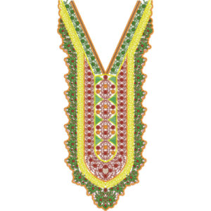 Beautiful Neck Embroidery Design