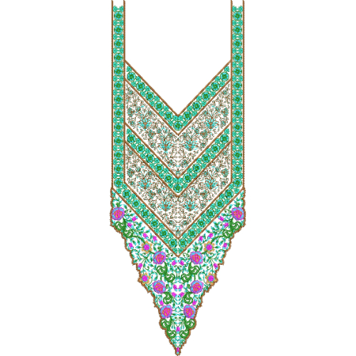 Simple Neck Embroidery Design