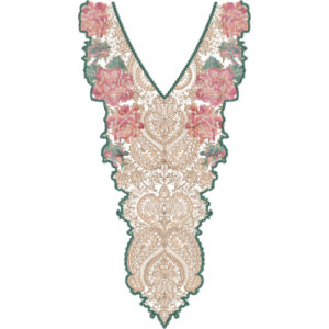 Neckline Embroidery Design