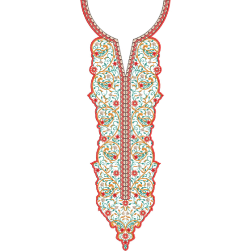 Beautiful Neck Embroidery Design