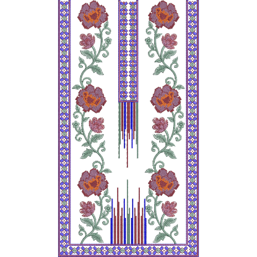 Simple Neck Embroidery Design