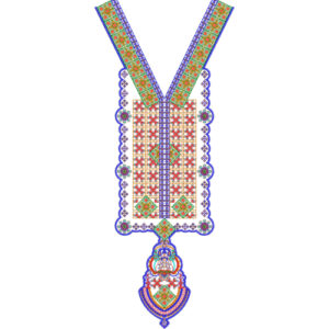 Neckline Embroidery Design