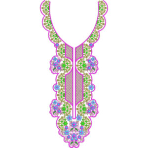 Beautiful Neck Embroidery Design