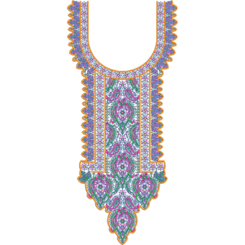 Neck Gala Embroidery Design