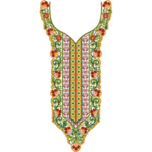 Neck Kurta Embroidery Design