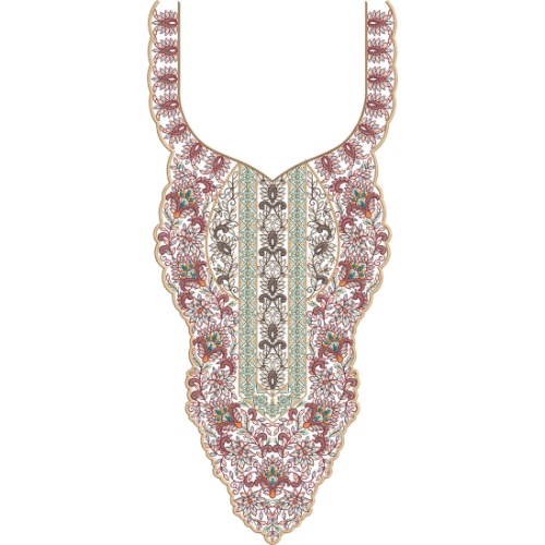 Simple Neck Embroidery Design