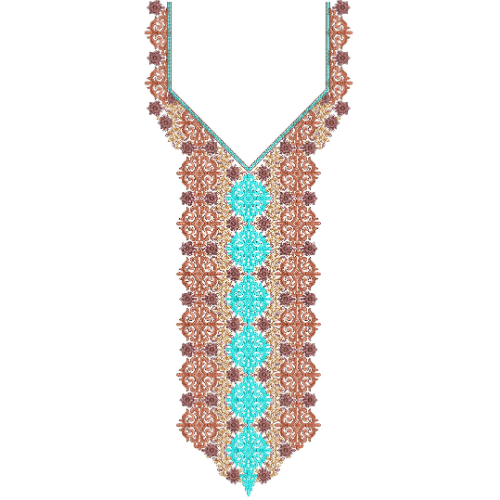 Neck Kurta Embroidery Design