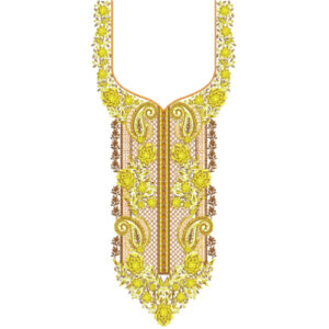 Beautiful Neck Embroidery Design