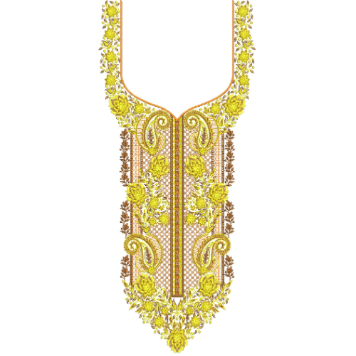 Beautiful Neck Embroidery Design