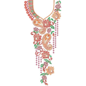 Simple Neck Embroidery Design