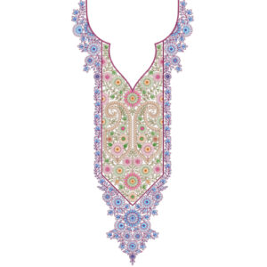 Neckline Embroidery Design