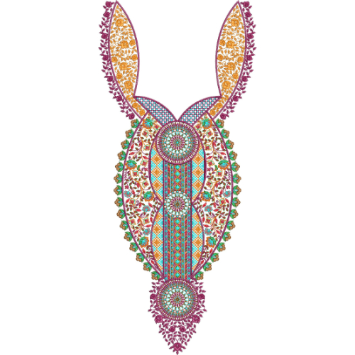 Beautiful Neck Embroidery Design