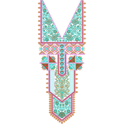 Simple Neck Embroidery Design