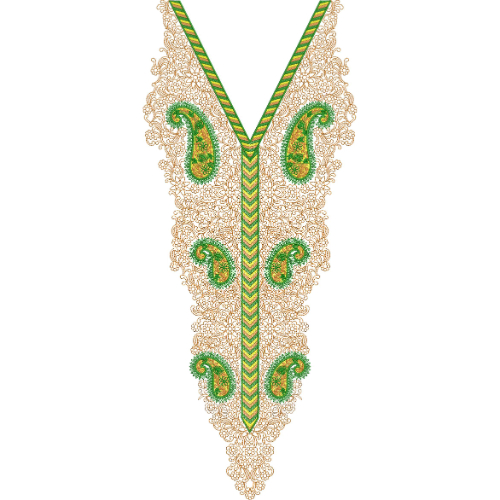 Neck Kurta Embroidery Design
