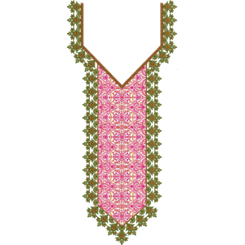 Beautiful Neck Embroidery Design