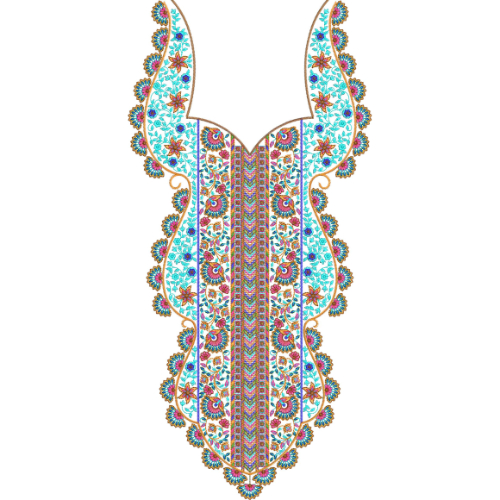 Neck Gala Embroidery Design