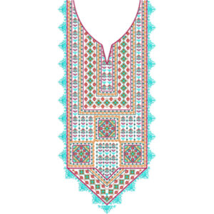 Neckline Embroidery Design