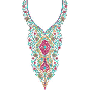 Neck Kurta Embroidery Design