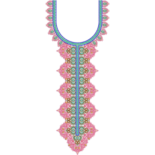 Beautiful Neck Embroidery Design