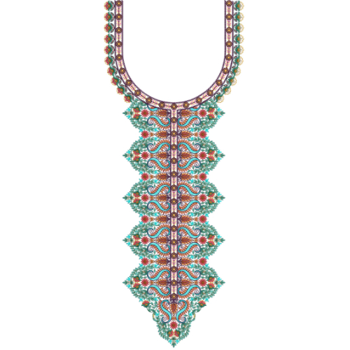 Neck Gala Embroidery Design