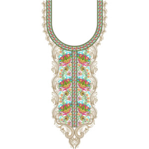 Neck Kurta Embroidery Design