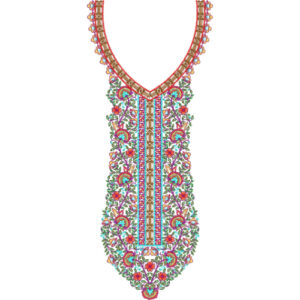 Beautiful Neck Embroidery Design
