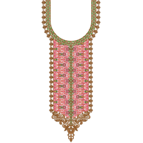 Neck Gala Embroidery Design