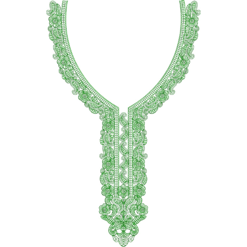 Beautiful Neck Embroidery Design