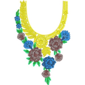 Simple Neck Embroidery Design