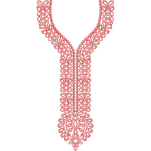 Unique Neck Embroidery Design