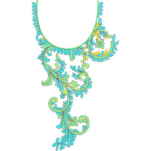 Neck Kurta Embroidery Design